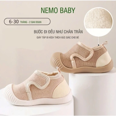 Giày tập đi Nemo chất liệu cao cấp mềm mại êm ái cho bé 6-30 tháng - giá 100.000đ 2