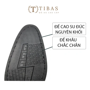 Giày Tây Da Nam Cao Cấp TIBAS 8.903 - Da Bò Nguyên Tấm, Phong Cách Công Sở, Giá ưu đãi 385.000₫ 3