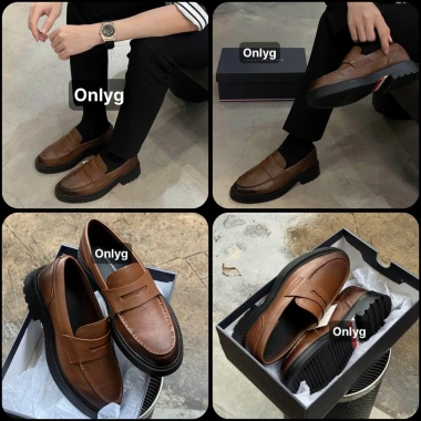 Giày Tây Loafers Flag Leather Chính Hãng Phối Màu Nâu Sang Trọng Giá 1,200,000₫