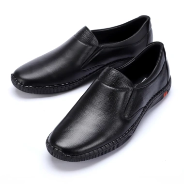 Giày Tây Lười Da Bò Chống Nhăn, Đế 3cm, Mềm Mại, Thích Hợp Đi Làm và Dự Tiệc, Bảo Hành 1 Năm 2