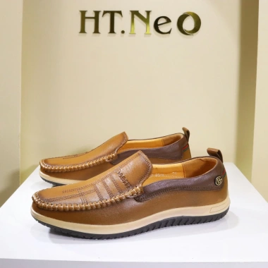 Giày tây lười HT.NEO da bò thật nam công sở GM-60 - trẻ trung, lịch sự, giá 590k
