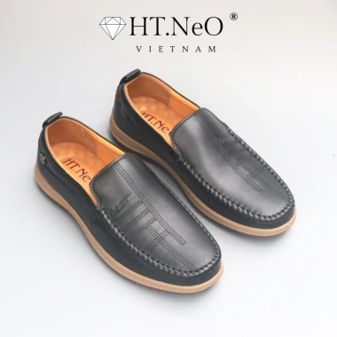 Giày tây lười HT.NEO da bò thật nam công sở GM-60 - trẻ trung, lịch sự, giá 590k