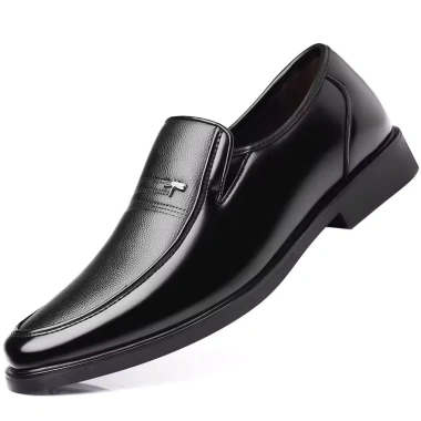 Giày tây lười nam da bò nâu đế cao su đúc cao cấp, chống trơn trượt - Giá 219k