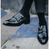 Giày tây nam cao cấp da bò thật đế phíp Double Monkstrap bảo hành 1 năm Mã T157 869k 4