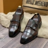 Giày tây nam cao cấp da bò thật đế phíp Double Monkstrap bảo hành 1 năm Mã T157 869k 9