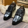 Giày tây nam cao cấp da bò thật đế phíp Double Monkstrap bảo hành 1 năm Mã T157 869k 10