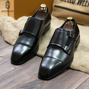 Giày tây nam cao cấp da bò thật đế phíp Double Monkstrap bảo hành 1 năm Mã T157 869k 10 Giày tây nam cao cấp da bò thật đế phíp Double Monkstrap bảo hành 1 năm Mã T157 869k 10
