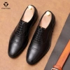 Giày Tây Nam Công Oxford 169 POLYTINO Da Bò Cao Cấp Đế Gỗ Tăng Chiều Cao BH12 - 1.4tr 5