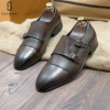 Giày tây nam công sở cao cấp da bò thật, double monk strap, bảo hành 12 tháng, lịch lãm - 564k 3