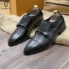 Giày tây nam công sở cao cấp da bò thật, double monk strap, bảo hành 12 tháng, lịch lãm - 564k 7