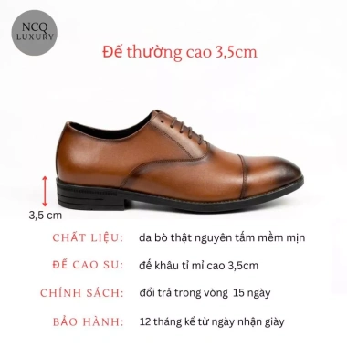 Giày tây nam công sở da bò oxford cổ điển - Giá 359.000đ, giảm tới 86.000đ 3 Giày tây nam công sở da bò oxford cổ điển - Giá 359.000đ, giảm tới 86.000đ 3