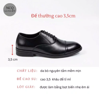 Giày tây nam công sở da bò oxford cổ điển - Giá 359.000đ, giảm tới 86.000đ