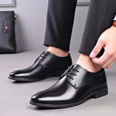 Giày Tây Nam Công Sở G22 Đế Cao 4.5cm, Lịch Lãm, Bền Êm, BH 12 Tháng - 270k 4