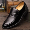 Giày tây nam da bò cao cấp, đế cao su non êm, tăng chiều cao 5-6cm, khâu 2 lớp
