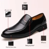 Giày tây nam da bò cao cấp, đế cao su non êm, tăng chiều cao 5-6cm, khâu 2 lớp 5