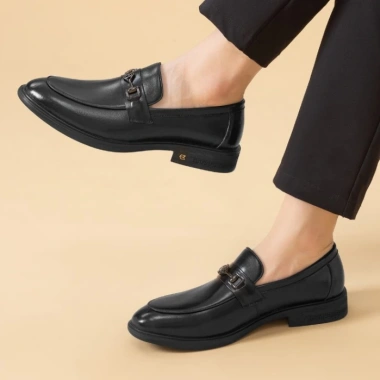 Giày tây nam da bò cao cấp tăng 4cm, đế cao su non êm, bảo hành 1 năm - Giá 297.000đ