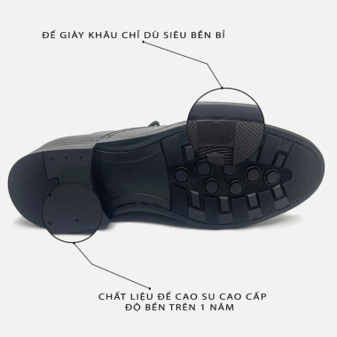 Giày Tây Nam Da Bò Dinosa G216 Oxford Đế khâu - Tăng chiều cao sang trọng 499.000₫