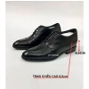 Giày tây nam da bò độn đế 6,5cm, lịch lãm, đế cao su non khâu - Giá 379k