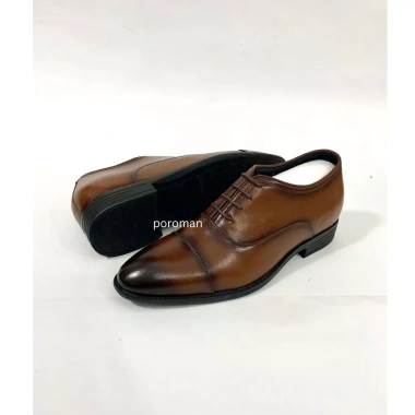 Giày tây nam da bò độn đế 6,5cm, lịch lãm, đế cao su non khâu - Giá 379k