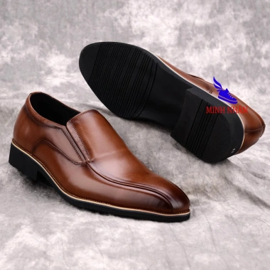 Giày Tây nam da bò L-17 – Giày không dây, nâng chiều cao, hàng hiệu, 310.000₫ 5