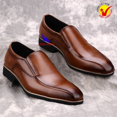 Giày Tây nam da bò L-17 – Giày không dây, nâng chiều cao, hàng hiệu, 310.000₫ 6