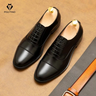 Giày Tây Nam Da Bò OXFORD 161 Đế Gỗ Tăng Chiều Cao Bảo Hành 12 Tháng - 1,250,000₫