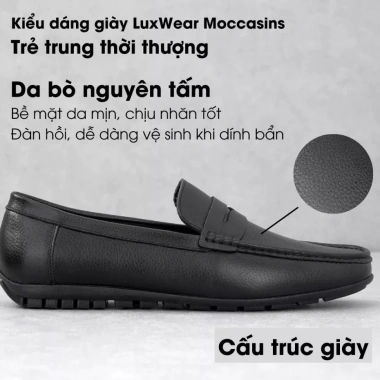 Giày Tây Nam Da Bò Thật G66 Cao 3cm Khâu Lười Hàn Quốc, Trẻ Trung - Giá 286.200₫ 4