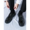 Giày tây nam da bóng công sở, đế cao 6cm - Sang trọng, thoải mái, giá 320k 2