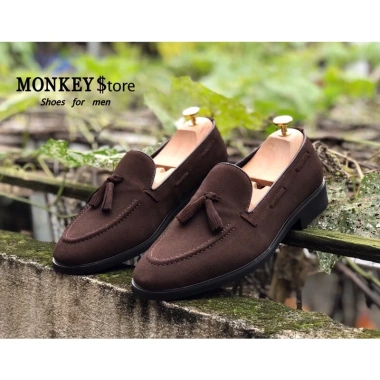 Giày tây nam da lộn loafer MK05 - Giá 555.000, bảo hành 12 tháng, video độc quyền