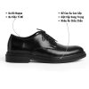 Giày tây nam da thật Derby công sở buộc dây Big size 44-45 Fttleather màu trơn F301 980k 2