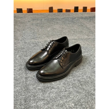 Giày tây nam da thật Derby công sở buộc dây Big size 44-45 Fttleather màu trơn F301 980k