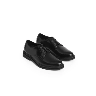 Giày tây nam da thật Derby công sở buộc dây Big size 44-45 Fttleather màu trơn F301 980k