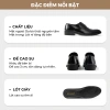 Giày Tây Nam Oxford Da Bò Cao Cấp SIGOURNEY Đen - Bảo Hành 18 Tháng - Giá 670k 3