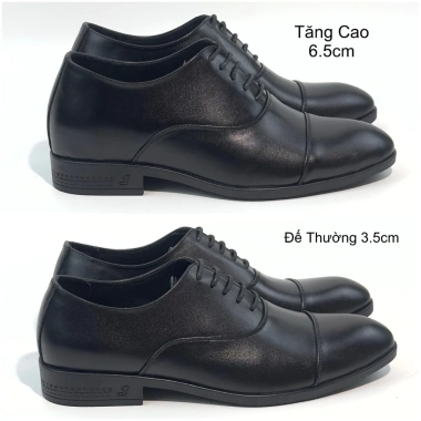 Giày Tây Nam Tăng Chiều Cao 6,5cm Da Bò Nhập Khẩu 100% Bảo Hành 12 Tháng - Giá Ưu Đãi 2.026