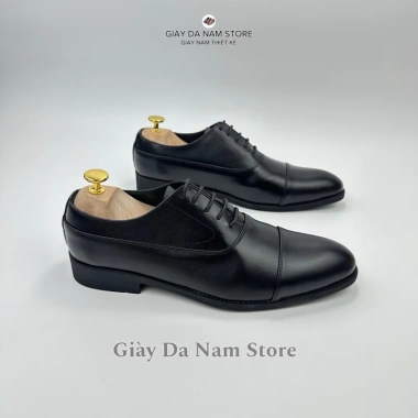 Giày Tây Oxford Da Bò Nhập Khẩu Đế Cao Su Khâu - Bảo Hành 12 Tháng - 405.000 VND