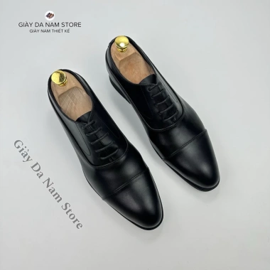 Giày Tây Oxford Da Bò Nhập Khẩu Đế Cao Su Khâu - Bảo Hành 12 Tháng - 405.000 VND