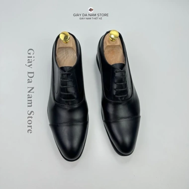Giày Tây Oxford Da Bò Nhập Khẩu Đế Cao Su Khâu - Bảo Hành 12 Tháng - 405.000 VND