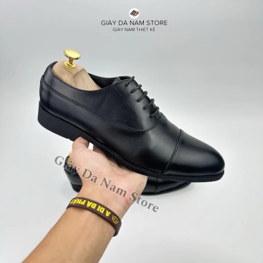 Giày Tây Oxford Da Bò Nhập Khẩu Đế Cao Su Khâu - Bảo Hành 12 Tháng - 405.000 VND
