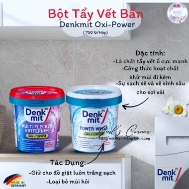 Giấy Tẩy Trắng Quần Áo Denkmit 20 Tờ - Washe Weiss Nội Địa Đức, Giá chỉ 55.000₫