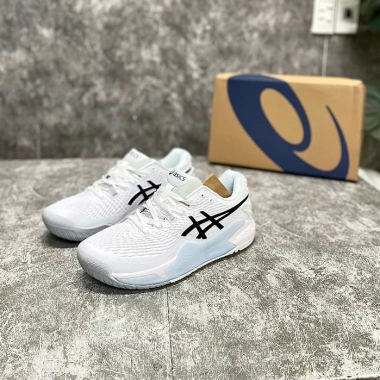 Giày Tennis Asics Gel Resolution 9 Trắng Đen – Đệm êm, Bám Đường tốt, Giá ưu đãi 1.250.000₫ 9