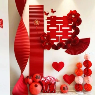 Giấy Thả Trần Gợn Sóng Trang Trí Tết Đám Cưới Trung Thu Giá 25.000 - Tiết Kiệm
