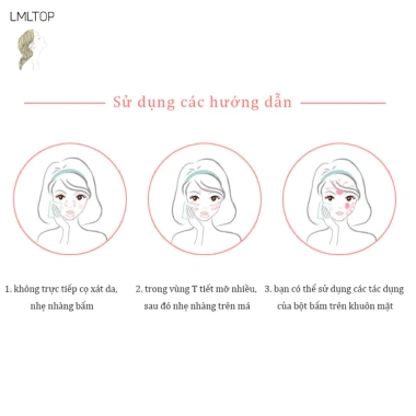 Giấy thấm dầu hoa hồng LMLTOP 80 miếng - Thấm hút nhanh, làm sạch da dầu, giá chỉ 18.200đ