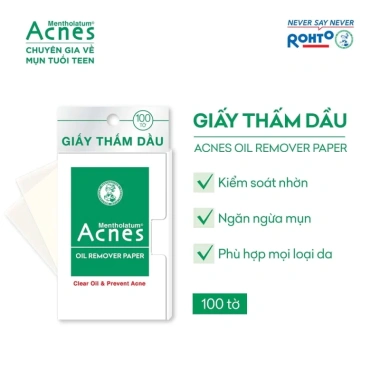 Giấy Thấm Dầu Kiểm Soát Nhờn Ngăn Ngừa Mụn Acnes Oil Remover Paper 100 Tờ Giá Ưu Đãi 44.000đ 4
