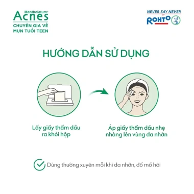 Giấy Thấm Dầu Kiểm Soát Nhờn Ngăn Ngừa Mụn Acnes Oil Remover Paper 100 Tờ Giá Ưu Đãi 44.000đ 6