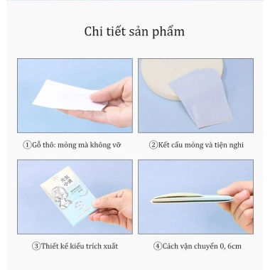 Giấy thấm dầu LMLTOP 80 miếng - Kiểm soát da dầu, mụn, giá chỉ 19.600₫ 2
