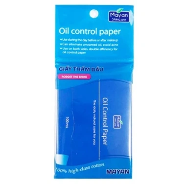 Giấy Thấm Dầu Mayan 100 tờ - Kiểm Soát Dầu, Không Bám Nhờ, Giá 20.000 VNĐ 6
