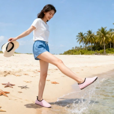 Giày thể dục trong nhà nữ đế mềm nhẹ, chống trơn trượt, khiêu vũ yoga - 64.009đ 7