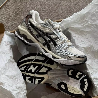 Giày Thể Thao Asic Gel Kayano 14 Cream Black - Chạy Bộ, Gym Nam Nữ, Full Box, Giá 2.15 Triệu 2