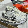 Giày thể thao Asic Gel‑15 bigsize nam nữ, màu bạc, chạy bộ Pickleball giảm giá 8