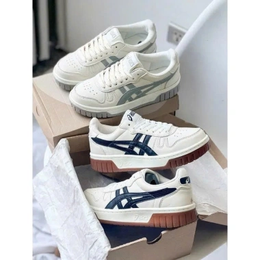 Giày Thể Thao Asics Court MZ Cream Black Gum Nam Nữ Đế Cao Su Nguyên Khối 2